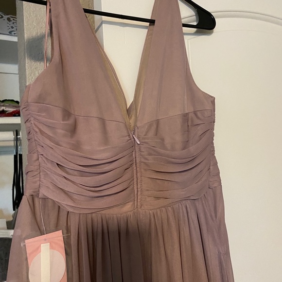 Birdy Grey Lianna Bridesmaids Dress - Mauve - Picture 8 of 12